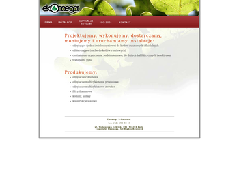 Ekomega Sp  z o o  Przedsiębiorstwo Projektowania i Produkcji_
