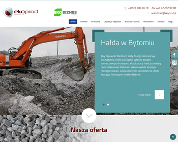 Ekoprod Sp  z o o  Kruszywa drogowe i złom skrzepowy_
