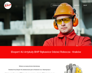 Ekspert 4u  Artykuły BHP  Rękawice_ ubrania robocze