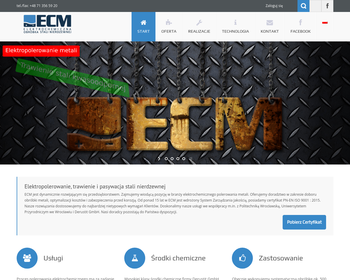 ECM Sp  z o o  Zakład Produkcyjny_