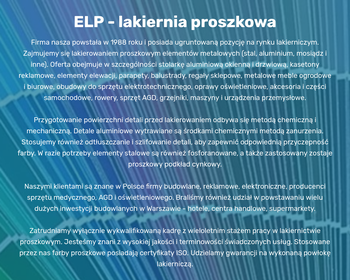 ELP Lakierowanie Proszkowe_