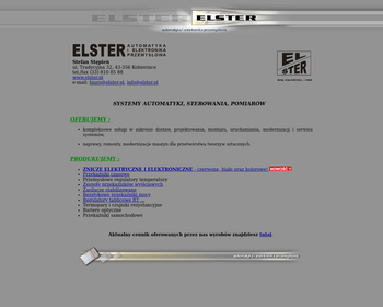 Firma Projektowo-Usługowa ELSTER S c_