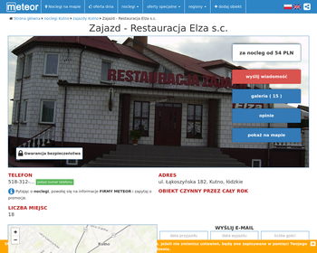 Zajazd Restauracja ELZA S C_
