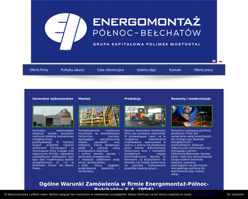 ENERGOMONTAś-PÓŁNOC BEŁCHATÓW Sp  z o o_