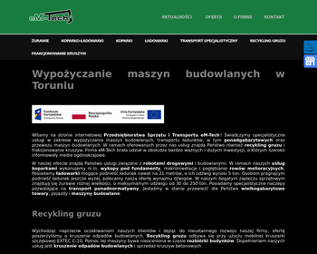 eM-Tech Sp  z o o  Przedsiębiorstwo sprzętu i transportu_