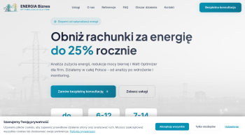 Optymalizacja rachunków za energię i analiza zużycia energii i optymalizacja kosztów energii i energia elektryczna dla biznesu.