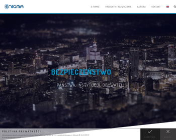 Enigma Sp  z o o  Systemy Ochrony Informacji_