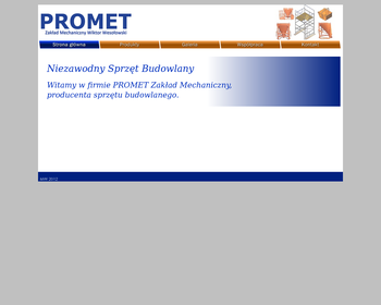 PROMET Wesołowski Spółka jawna - pojemniki do betonu__rusztowania stalowe