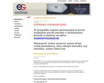Przedsiębiorstwo Wielobranżowe ERA-GOST Sp  z o o_