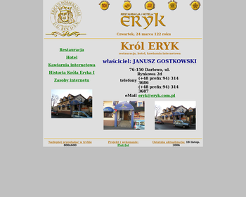 Restauracja Hotel ERYK Stanisława Wielocha_