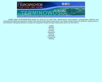 EUROSPEDYTOR A  Cholewik_ A  Graboń S j