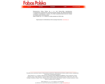Fabas Polska Sp  z o o_