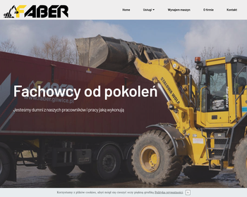 Faber  Usługi transportowe_ usługi koparkoładowarką