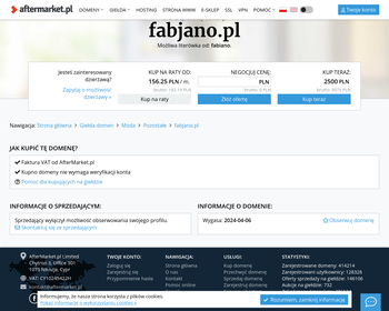 Firma FABJANO Jadwiga Fabjańska_