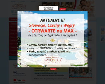 Centrum Usług Turystycznych FAMILY TOUR__Slowacja