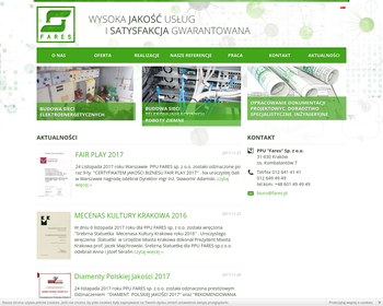 Przedsiębiorstwo Produkcyjno-Usługowe FARES Sp  z o o_