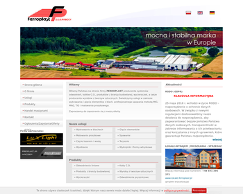 Ferroplast - cięcie laserowe i obróbka plastyczna metalu_ wyroby dla budownictwa
