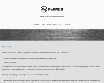 FERRUS Sp  z o o_