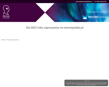 MORISON FINANSISTA AUDIT sp  z o o_