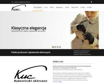 Firma KucZakład Produkcji Rękawiczek i Galanterii Skórzanej_