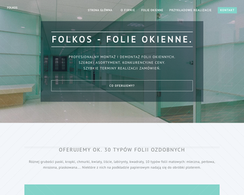 PHU FOLKOS Folie okienne_