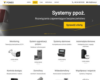 Fonex  Systemy zabezpieczeń_