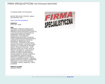 Firma specjalistyczna  Kamińscy  Osuszanie metodą termoiniekcji_
