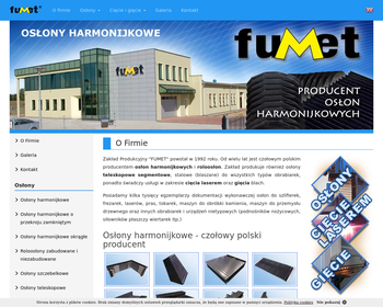 Zakład Produkcyjny FUMET mgr inż  Zdzisław Frukacz_