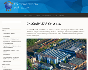 Zakład Produkcyjno-Handlowo-Usługowy GALCHEM-ZAP Sp  z o o_