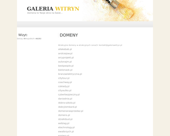 Galeria Witryn - tworzenie stron www z wyobraźnią_