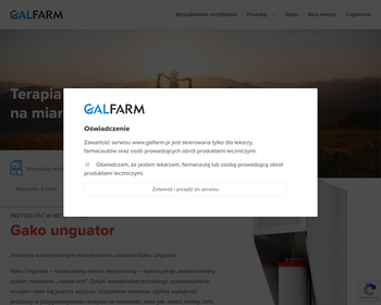 Przedsiębiorstwo Produkcyjno-Handlowe GALFARM Sp  z o o_