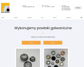 Zakład Powłok Galwanicznych GALWAH_