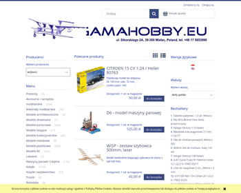 Sklep modelarski GAMA- modele zdalnie sterowane_ latające