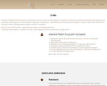 Ganowski Rafał Krzysztof  Kancelaria adwokacka_