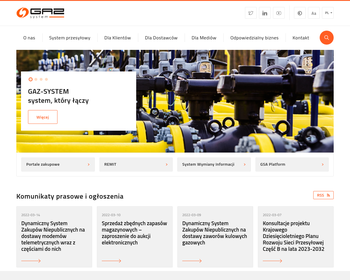 Operator Gazociągów Przesyłowych GAZ-SYSTEM S A  - Oddział we Wrocławiu_