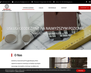 Geokart - Mapy do celów projektowych i opiniodawczych_ Pomiary realizacyjne i budowlane