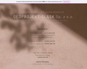 Przedsiębiorstwo Geologiczno-Geodezyjne GEOPROJEKT-ŚLĄSK Sp  z_