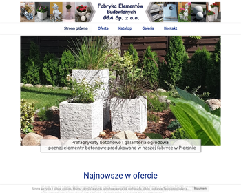 Fabryka Elementów Budowlanych G iamp; A Sp  z o o_