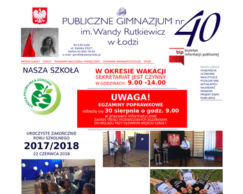 Publiczne Gimnazjum nr 40 im  Wandy Rutkiewicz_