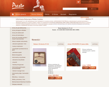 PRESTO Zakład Przemysłu Muzycznego_