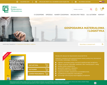 Polskie Wydawnictwo Ekonomiczne S A  - Redakcja Miesięcznika Gospodarka Materiałowa i Logistyka_