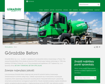 GÓRAśDZE BETON Sp  z o o_