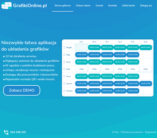 Planowanie Grafików_ Grafik Pracy