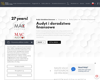 MAC Auditor Sp  z o o   Usługi outsourcingu  Księgowość  Kadry i Płace_