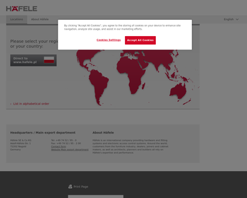 Hafele GmbH i Co  Przedstawicielstwo w Polsce_