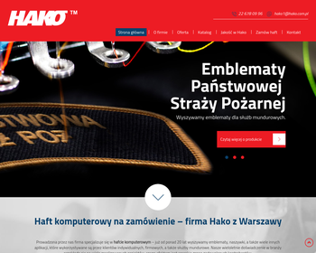 HAKO haft reklamowy_ haft komputerowy Warszawa