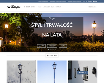 HARPIS - Żeliwne Odlewy Artystyczne - latarnie uliczne_ lampy ogrodowe