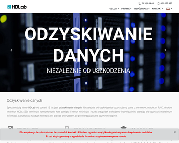 HDLab - odzyskiwanie danych_