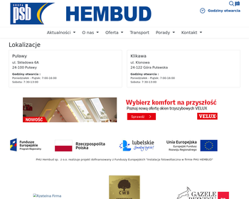 Hembud Sp  z o o  Hurtownia materiałów budowlanych_