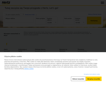 Hertz Sp  z o o  Punkt Wynajmu Samochodów_